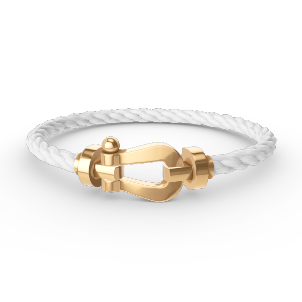 [Marin-Jewelry]FORCE LARGE HORSESHOE NO DIAMOND BRACELET GOLD