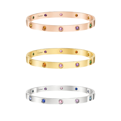 [Marin] 2026 RAINBOW LOVE BRACELET 6.1MM  10 DIAMONDS