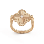 [Marin]CLOVER RIVERSIBLE ROSE GOLD RING