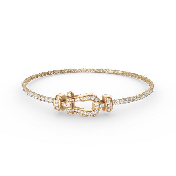 [Marin]FORCE  HORSESHOE  DIAMOND TENNIS BRACELET
