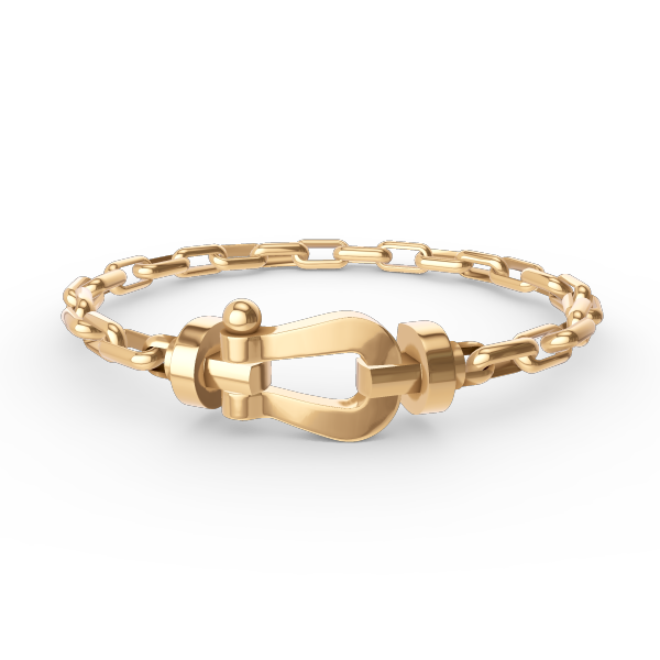 [Marin]FORCE LARGE HORSESHOE CLASP  METAL BRACELET