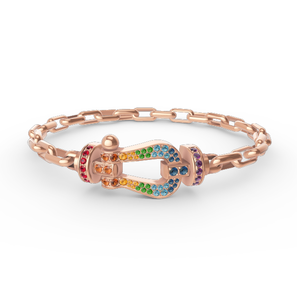 [Marin]FORCE LARGE HORSESHOE CLASP  METAL BRACELET