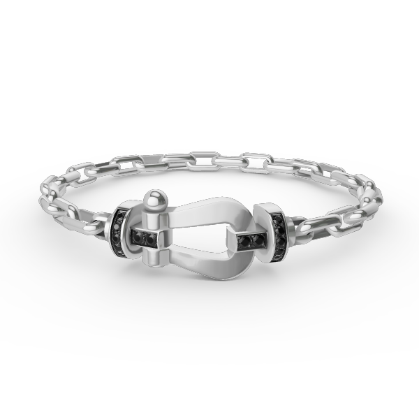 [Marin]FORCE LARGE HORSESHOE CLASP  METAL BRACELET