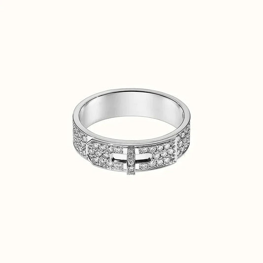 [Marin]KELLY SILVER DIAMOND RING