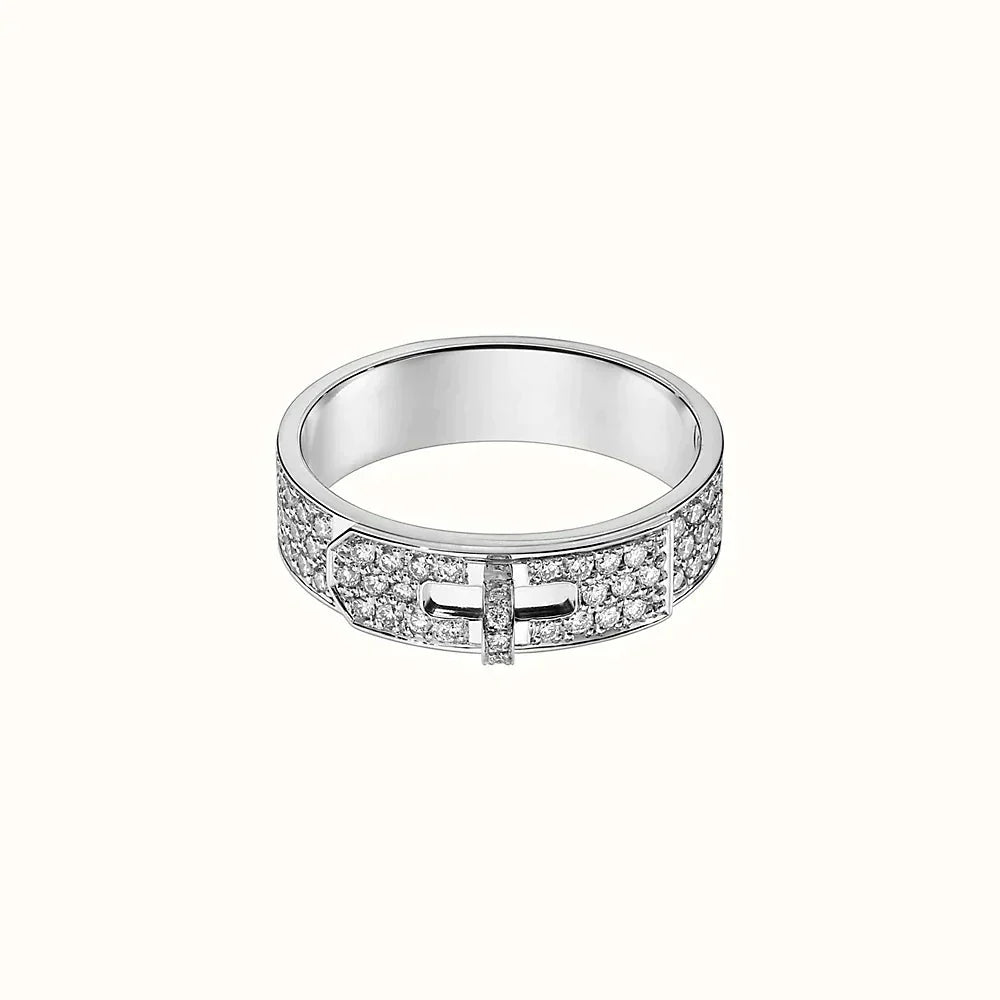 [Marin]BAGUE EN ARGENT ET DIAMANT KELLY