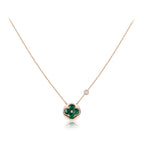 [Marin]COLLIER SUN PENDENTIF OR ROSE 1 DIAMANT