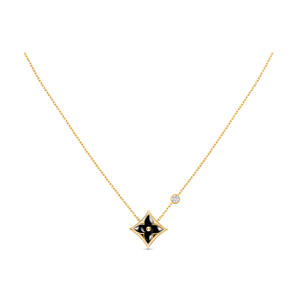 [Marin]STAR BLACK MOP NECKLACE