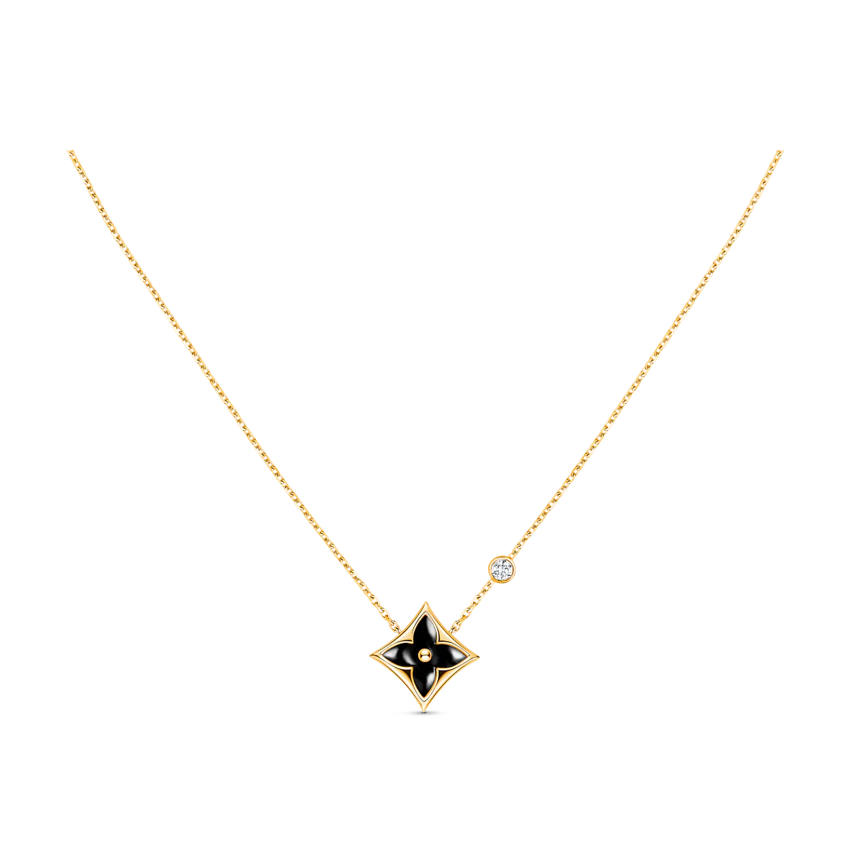 [Marin-Jewelry]STAR BLACK MOP NECKLACE