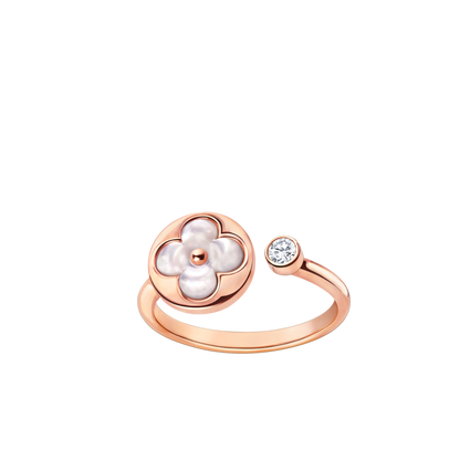 [マリンジュエリー]SUN 1 DIAMOND PINK MOP RING