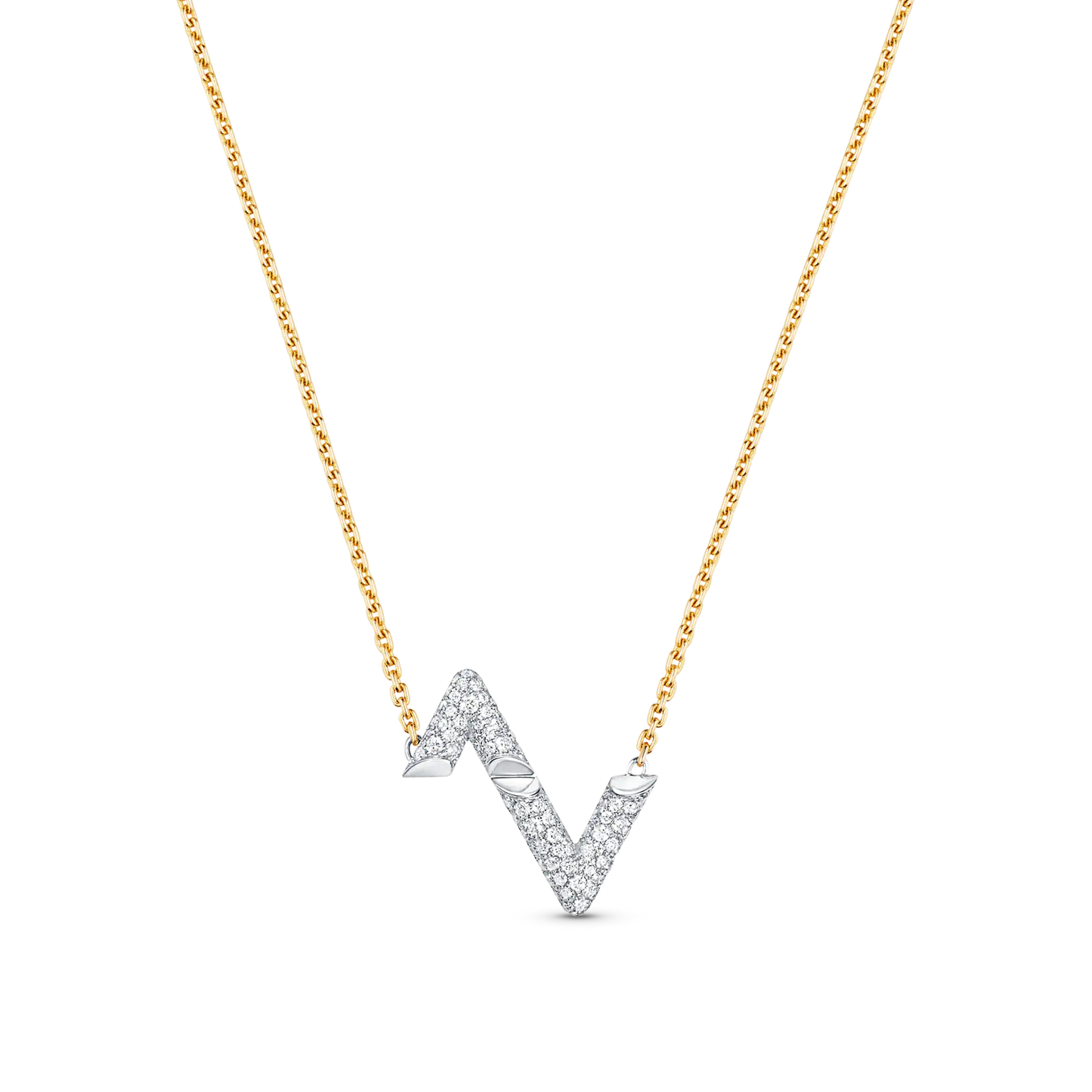 [Marin-Jewelry]VOLT SILVER DIAMOND PEDANT NECKLACE