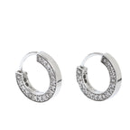 [Marin]BOUCLES D'OREILLES CŒUR EN DIAMANTS