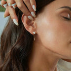 Boucles d'oreilles cœur délicates et simples pour femmes BSE1003