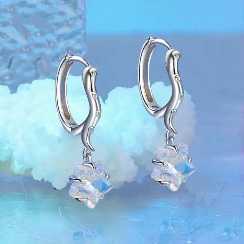 Boucles d'oreilles délicates plaquées or hypoallergéniques pieuvre étoile de mer cadeau