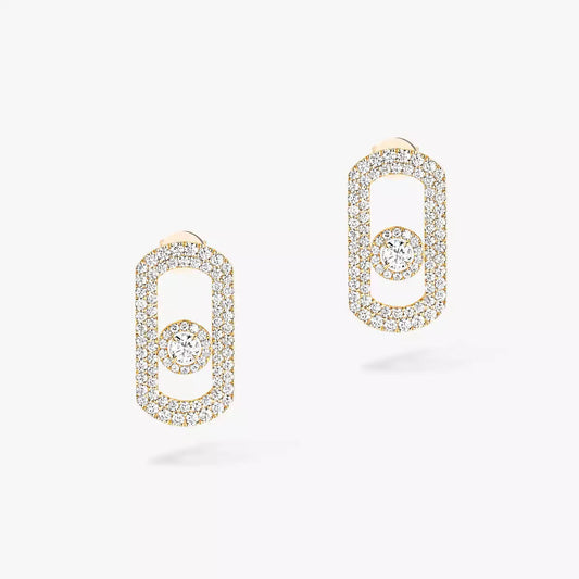 [Marin]So Move Pave_-Set Diamond Earrings in Silver