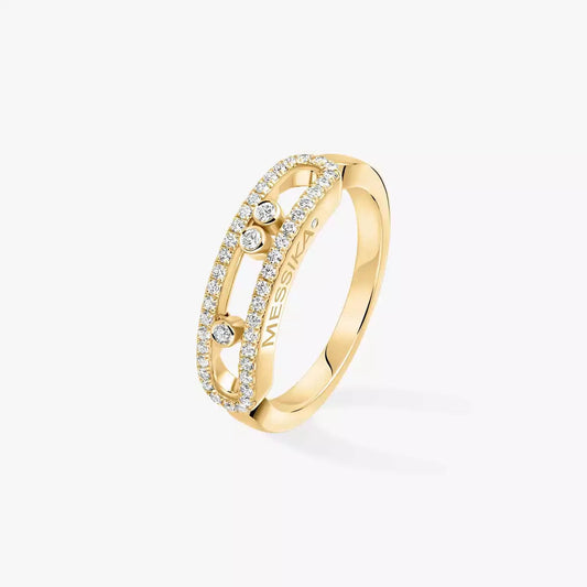 [Marin] Baby Move Gold Diamond Pave_ Ring