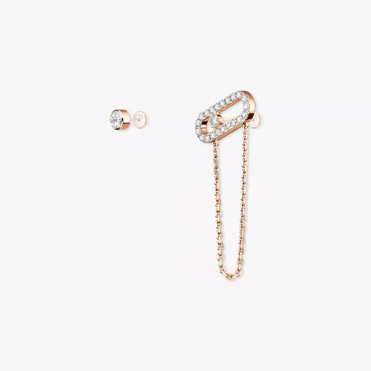 [Marin]Move Uno Diamond Earrings
