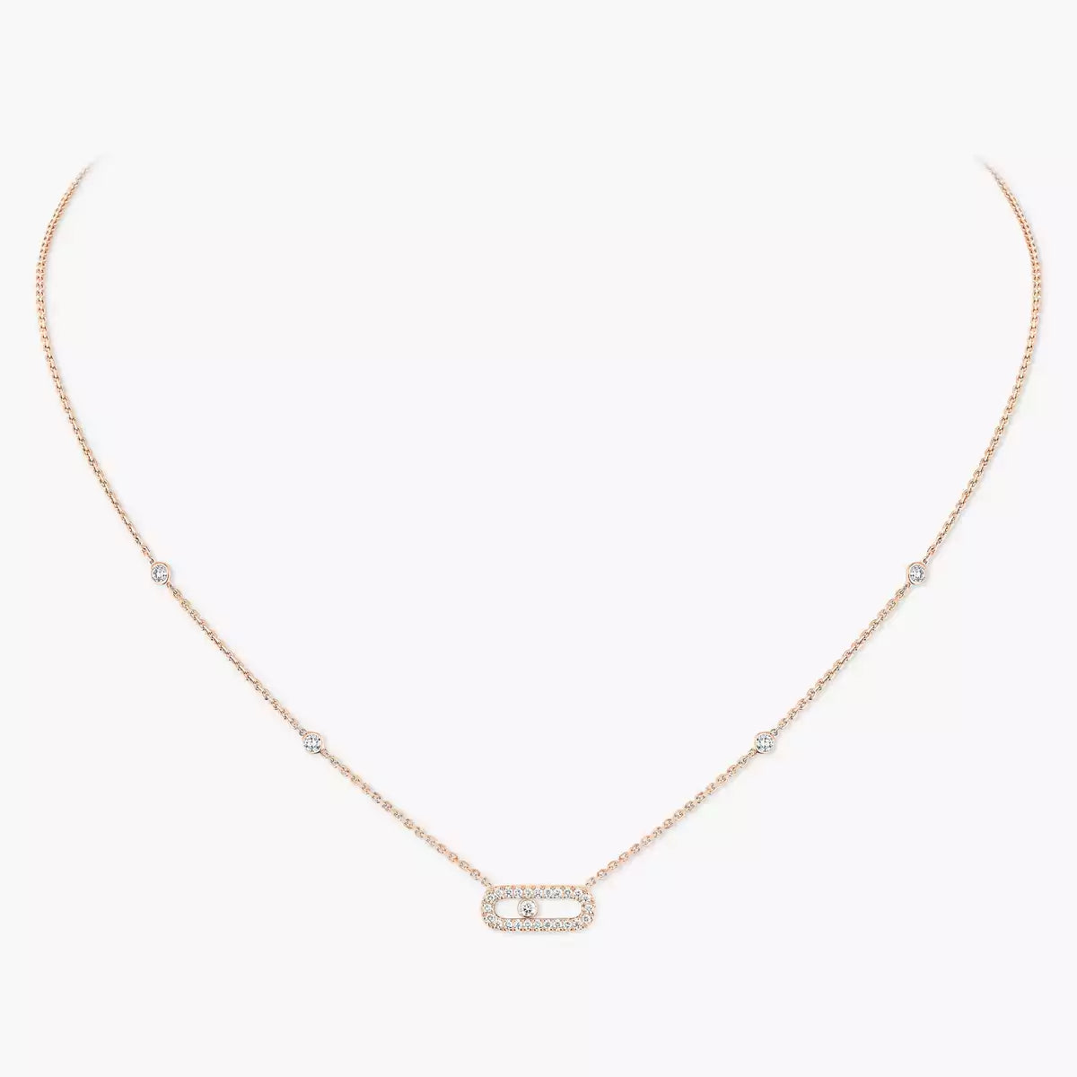 [Marin]Diamond Necklace Move Uno