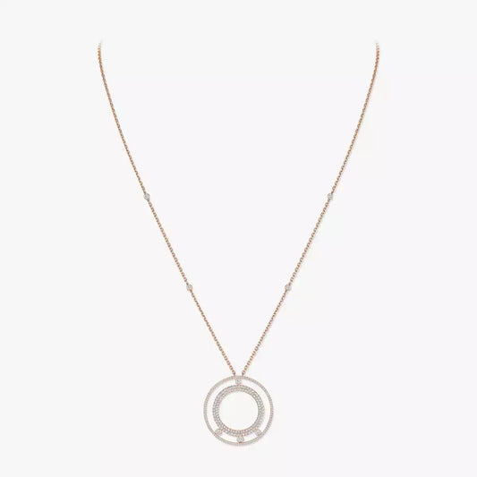 [Marin]Move Romane Long Pave_-Set Diamond Necklace
