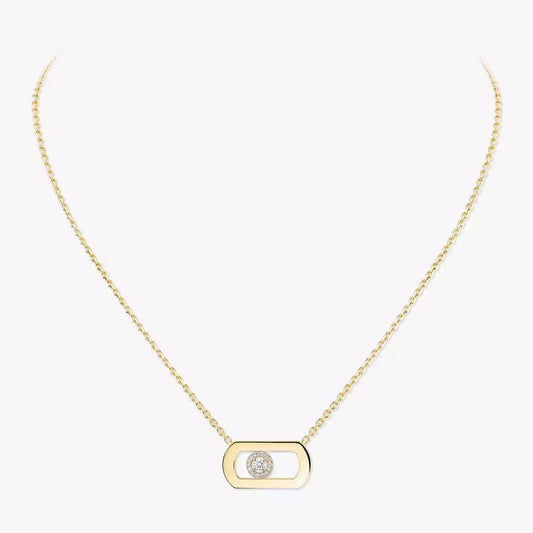[Marin]So Move Diamond Necklace in Gold