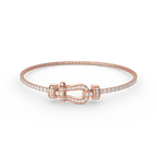 [Marin]BRACELET DE TENNIS CHEVAL STRASS
