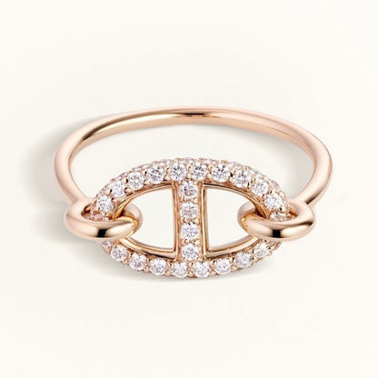[Marin-Jewelry]RONDE SMALL DIAMOND RING