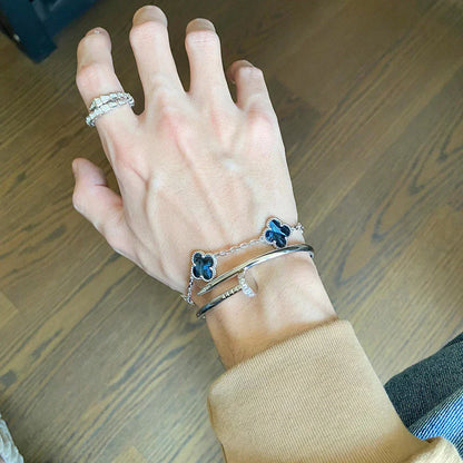 [Marin]CLOVER 5 MOTIF PIETERSITE BRACELET COLLECTION