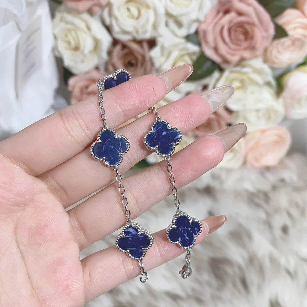 [⭐Shinejoy]CLOVER 5 MOTIF PIETERSITE BRACELET COLLECTION
