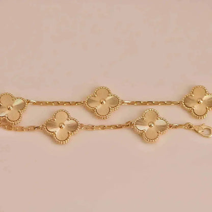 [Marin-Jewelry] CLOVER 5 MOTIF LASER BRACELET COLLECTION