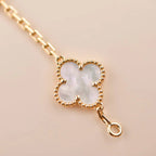 [⭐Shinejoy]CLOVER WHITE PEARL MOP 5 MOTIF BRACELET COLLECTION
