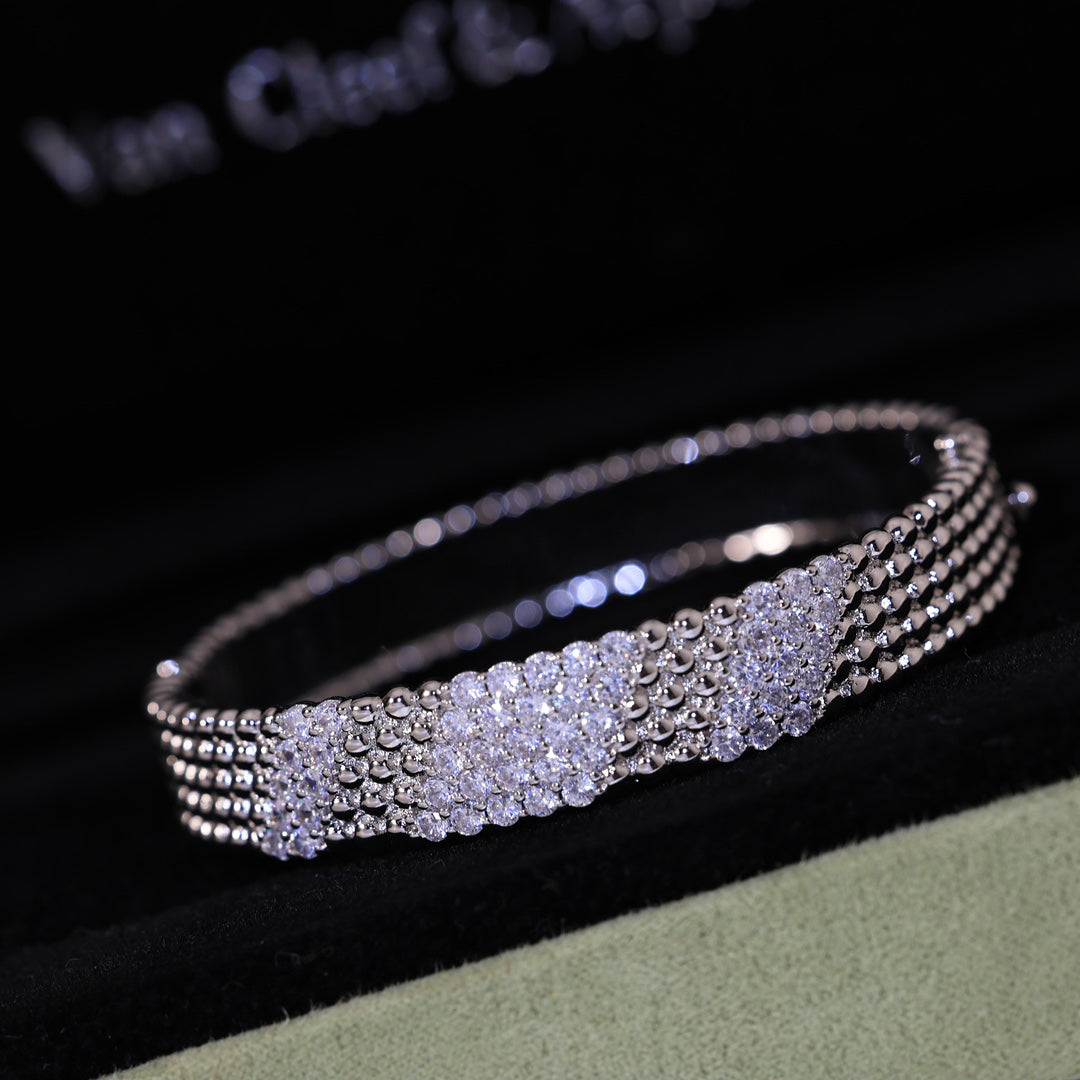 [Marin]  FIVE-ROW DIAMOND BRACELET