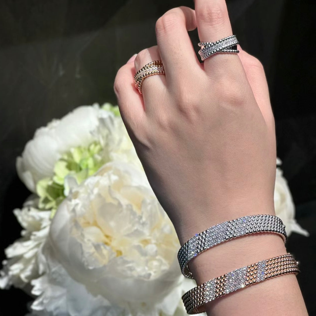 [Marin]  FIVE-ROW DIAMOND BRACELET
