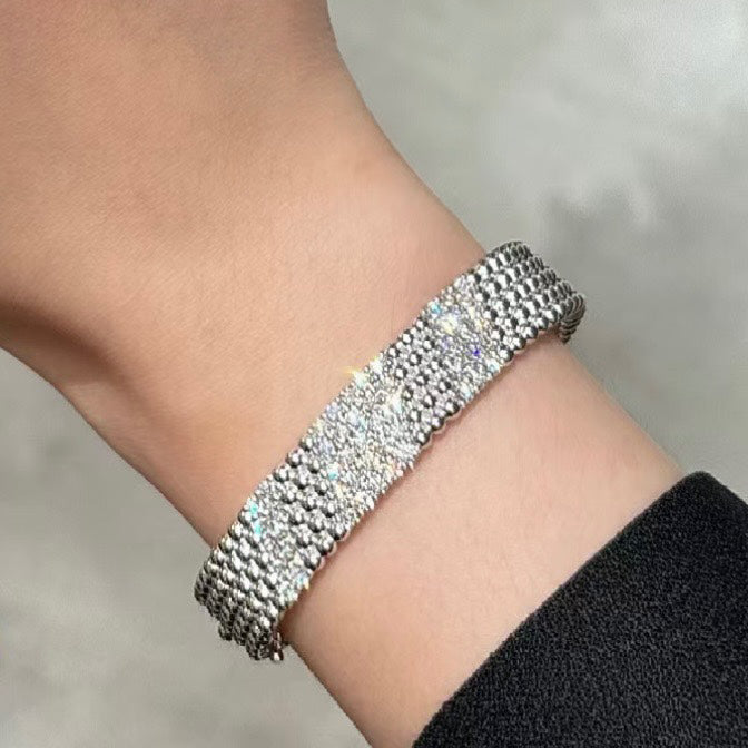 [Marin]  FIVE-ROW DIAMOND BRACELET