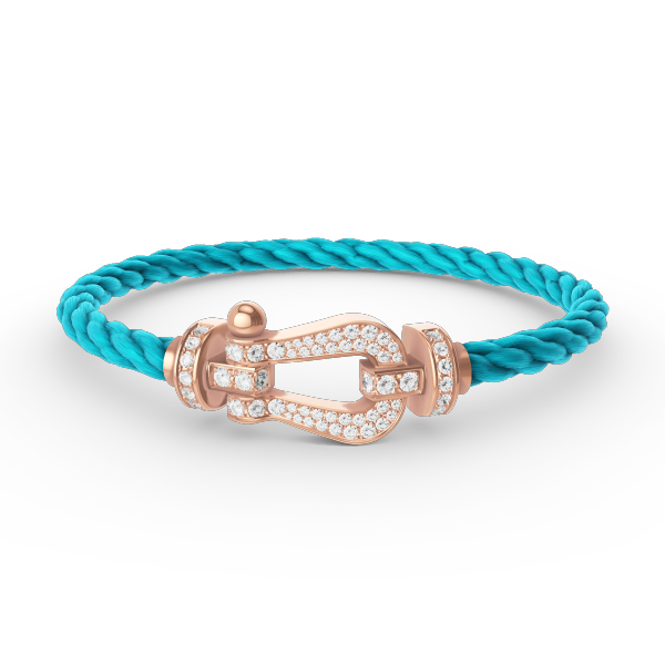 [Marin-Jewelry]FORCE LARGE HORSESHOE FULL DIAMOND BRACELET Marin-Jewelry GOLD