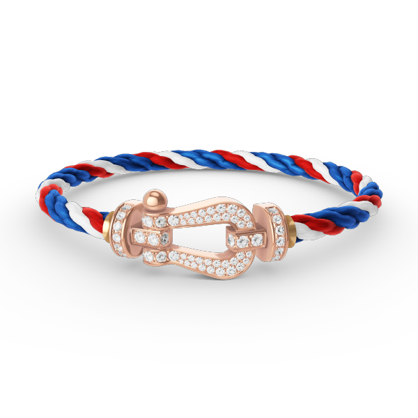 [Marin-Jewelry]FORCE LARGE HORSESHOE FULL DIAMOND BRACELET Marin-Jewelry GOLD