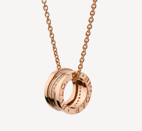 [Marin]ZERO 1 PINK GOLD DIAMOND NECKLACE