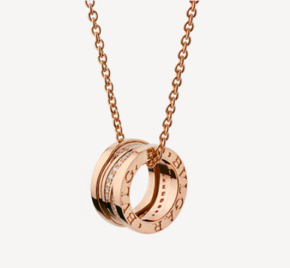 [Marin]ZERO 1 PINK GOLD DIAMOND NECKLACE