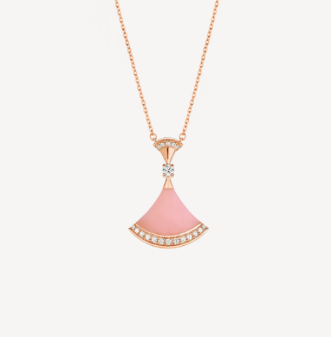 [Marin]DREAM NECKLACE PINK OPAL