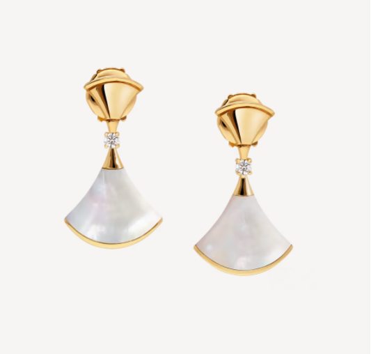 [Marin]DREAM MOP 1 DIAMOND EARRINGS