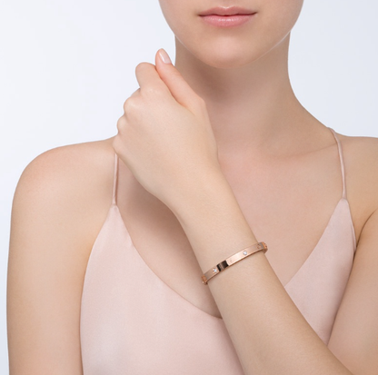 [Marin-Jewelry]LOVE BRACELET 6.1MM 4 DIAMONDS