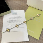 [⭐Shinejoy] CLOVER 5 MOTIF LASER BRACELET COLLECTION
