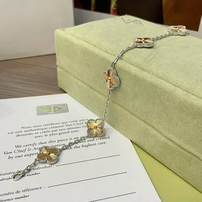 [Marin-Jewelry] CLOVER 5 MOTIF LASER BRACELET COLLECTION