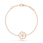 [マリン]LUCKY WHITE MOP PLUM BLOSSOM ブレスレット