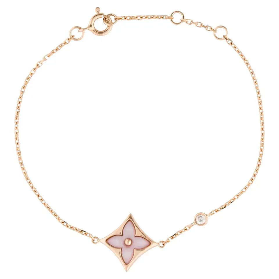 [Marin]BRACELET STAR 1 DIAMOND OR ROSE