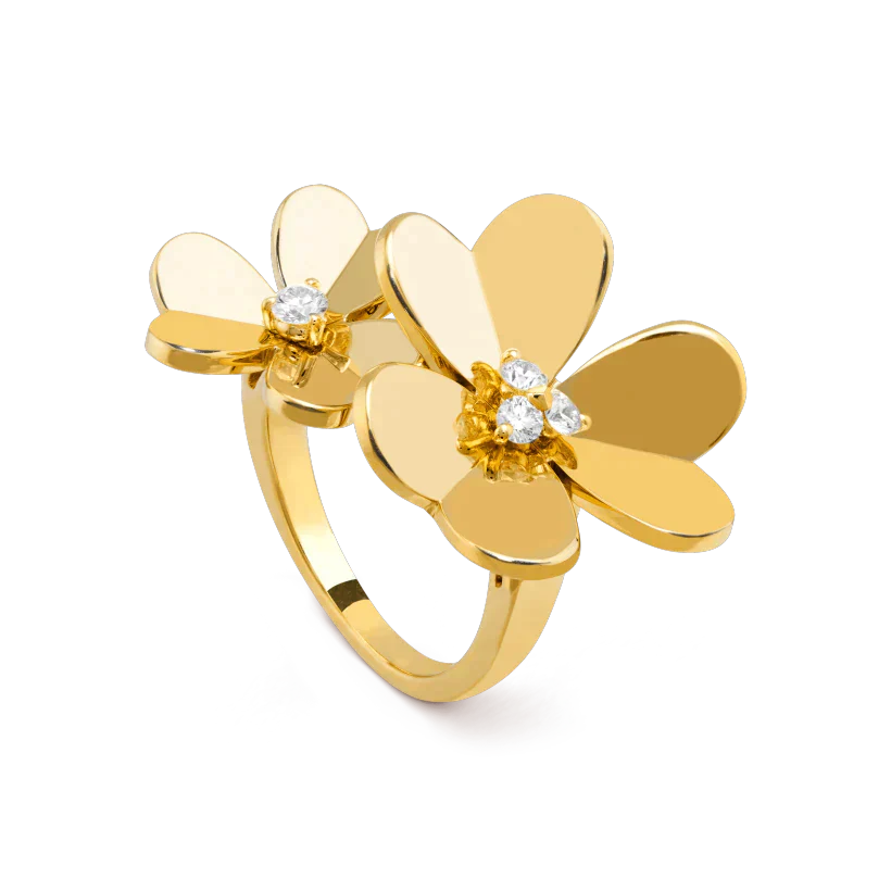 [Marin-Jewelry]CLOVER COMOS GOLD DIAMOND RING
