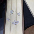 [Marin]FRIVOLE SILVER 5 FLOWERS BRACELET