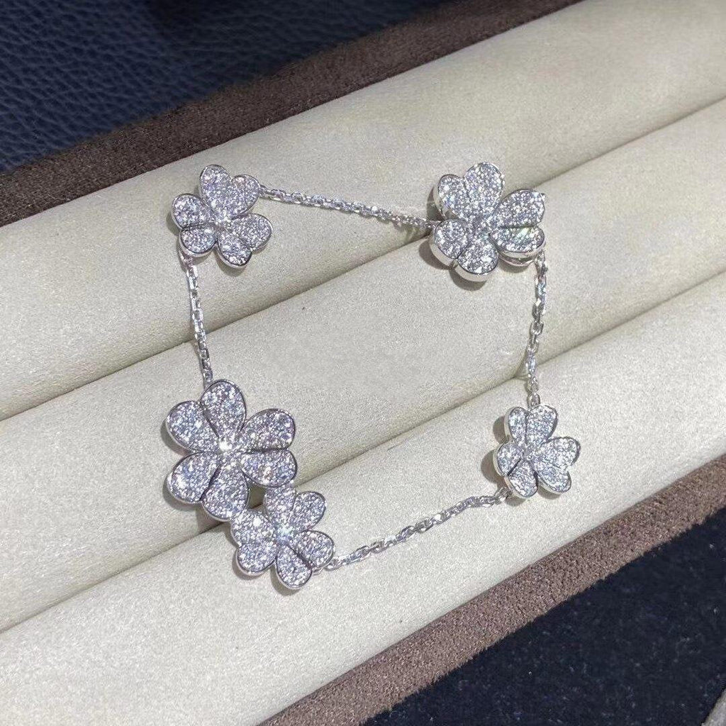 [Marin]FRIVOLE SILVER 5 FLOWERS BRACELET