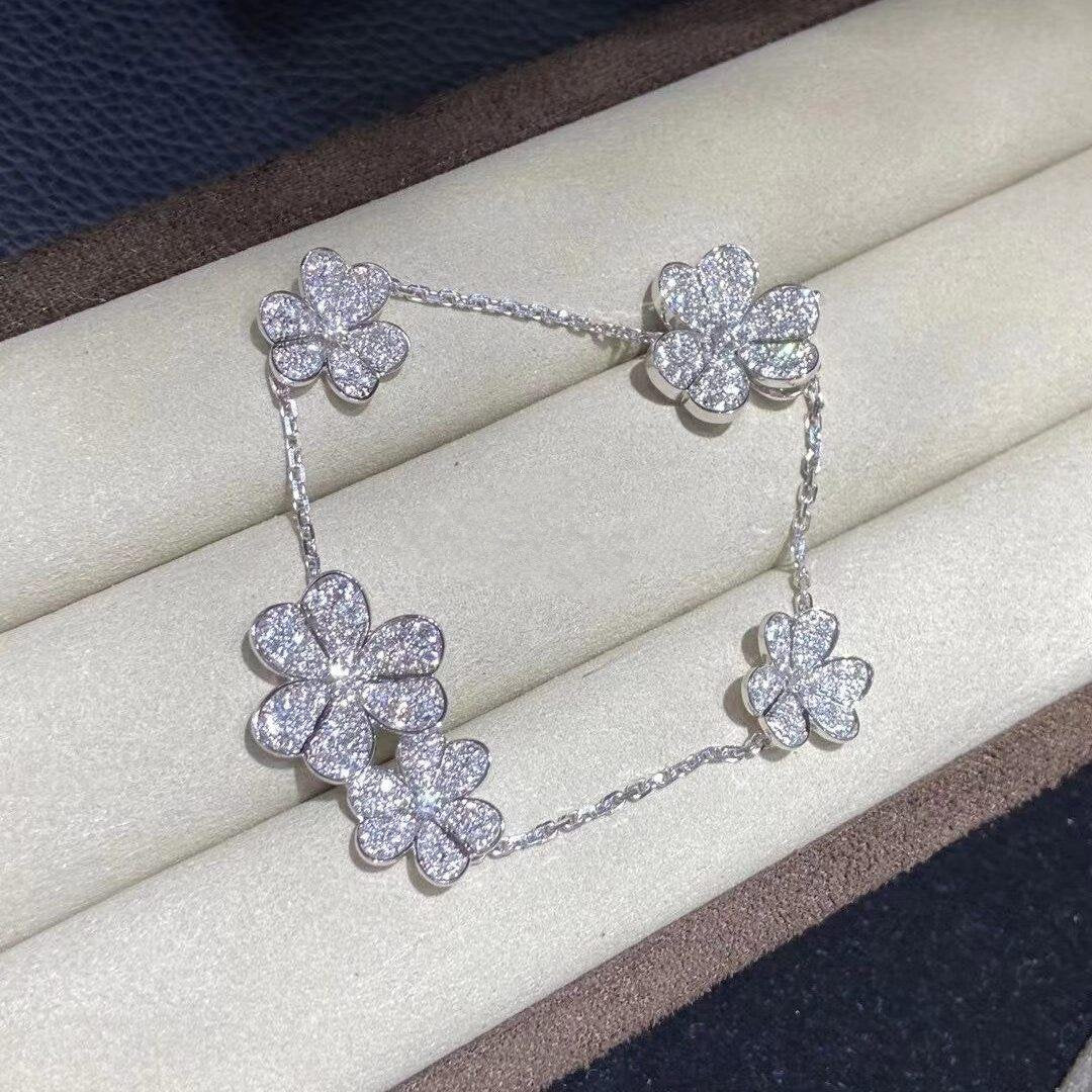 [Marin]FRIVOLE SILVER 5 FLOWERS BRACELET