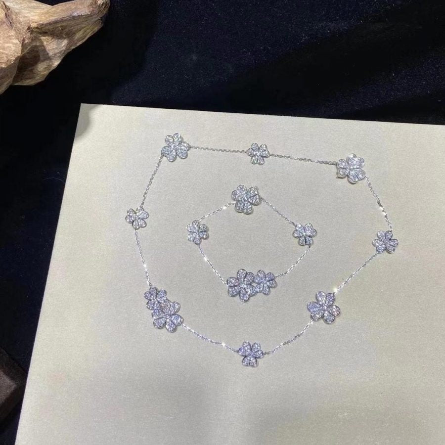 [Marin]FRIVOLE SILVER 5 FLOWERS BRACELET