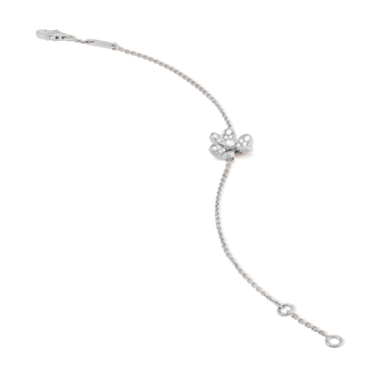 [Marin-Jewelry]FRIVOLE SILVER FLOWER DIAMOND BRACELET