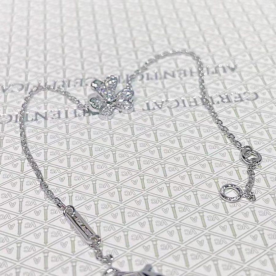 [Marin]FRIVOLE SILVER FLOWER DIAMOND BRACELET
